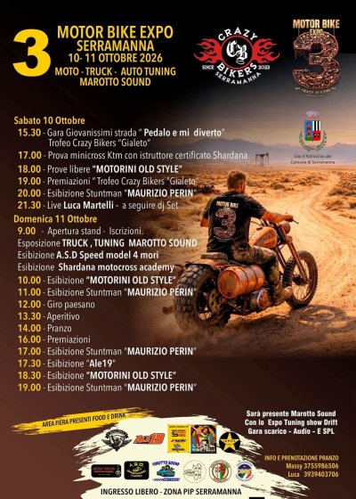 Locandina evento 3 MOTOR BIKE EXPO