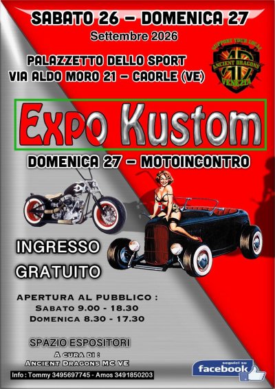 Locandina evento Expo Kustom