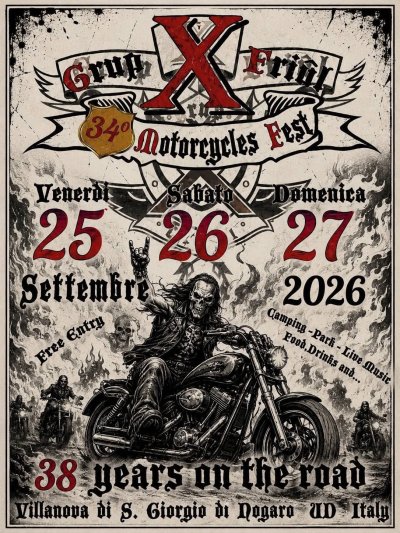Locandina evento 34° Motorcycles Fest