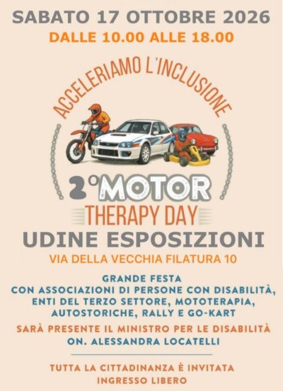 Locandina evento 2° MOTOR THERAPY DAY