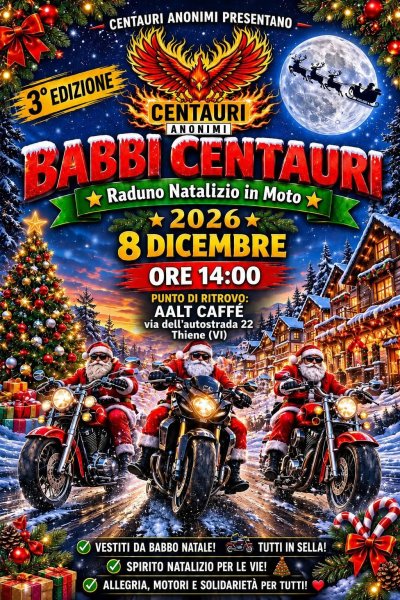 Locandina evento 3° BABBI CENTAURI