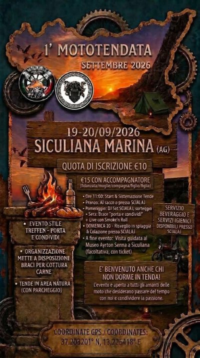 Locandina evento 1° MOTOTENDATA