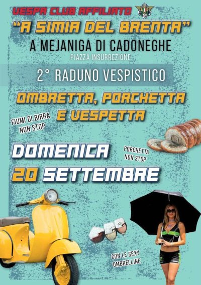 Locandina evento 2° "A SIMIA DEL BRENTA"