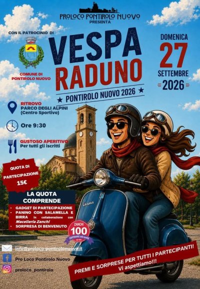 Locandina evento VESPA RADUNO