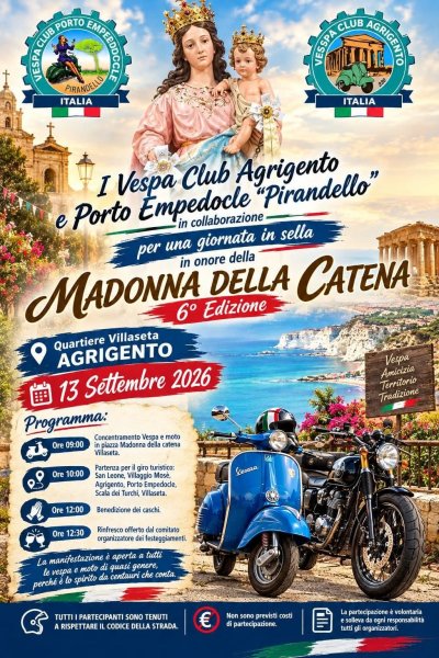 Locandina evento 6° Madonna della Catena