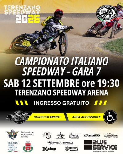 Locandina evento CAMPIONATO ITALIANO SPEEDWAY - GARA 7