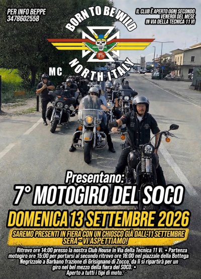 Locandina evento 7° MOTOGIRO DEL SOCO