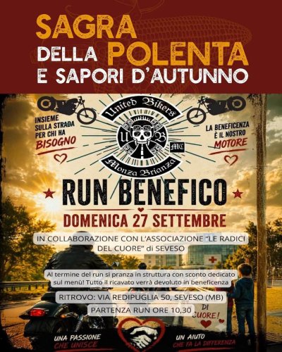Locandina evento SAGRA DELLA POLENTA E SAPORI D'AUTUNNO