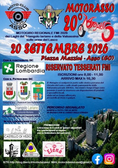 Locandina evento 20° MOTORASSO
