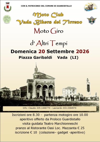 Locandina evento 3 moto giro d'altri tempi