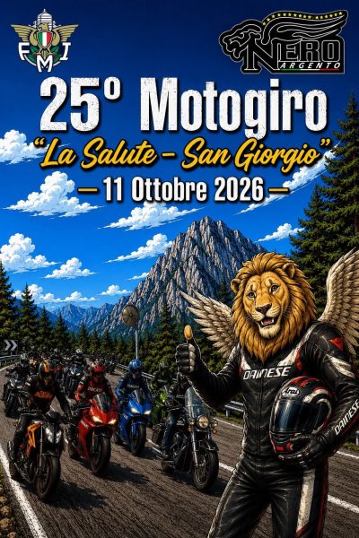 Locandina evento 25° 25° Motogiro