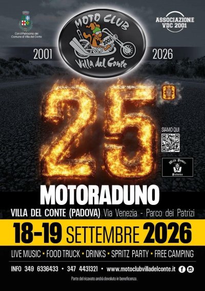Locandina evento 25° MOTORADUNO