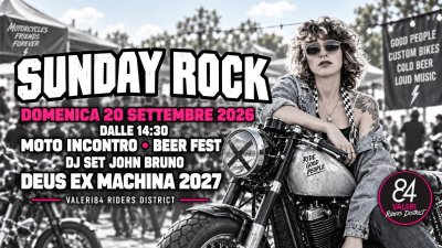 Locandina evento SUNDAY ROCK
