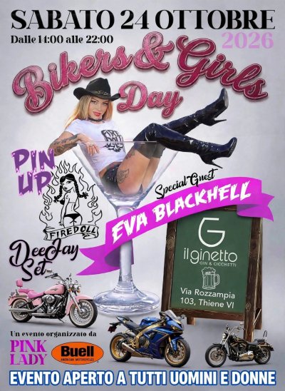 Locandina evento Bikers & Girls Day
