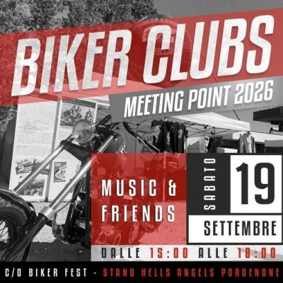 Locandina evento BIKER CLUBS