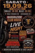 Locandina evento Inaugurazione Club House