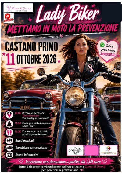 Locandina evento Lady Biker