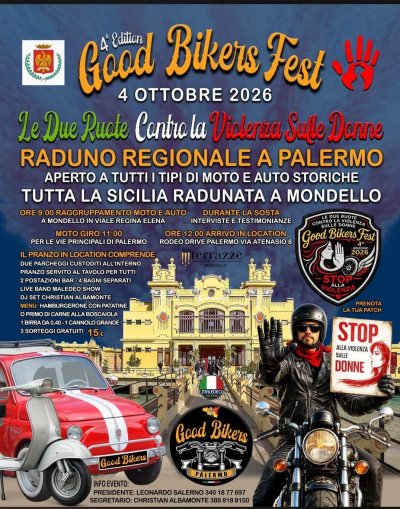 Locandina evento 4° Good Bikers Fest