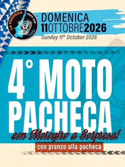 Locandina evento 4° MOTO PACHECA