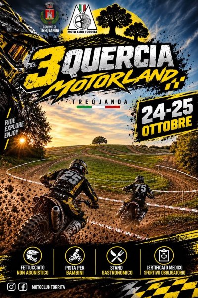 Locandina evento 3 QUERCIA MOTORLAND