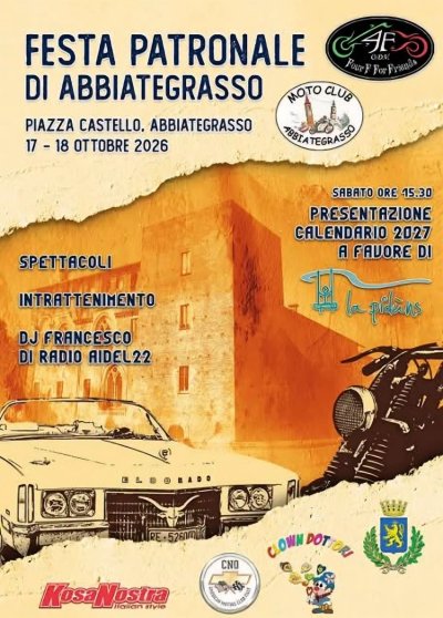 Locandina evento FESTA PATRONALE DI ABBIATEGRASSO