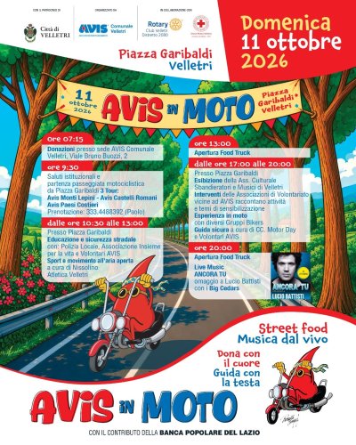 Locandina evento 2 AVIS in MOTO