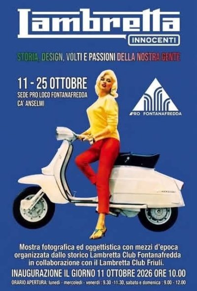 Locandina evento Mostra Lambretta