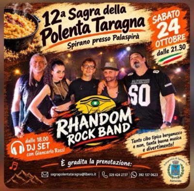 Locandina evento 12 sagra della polenta taragna