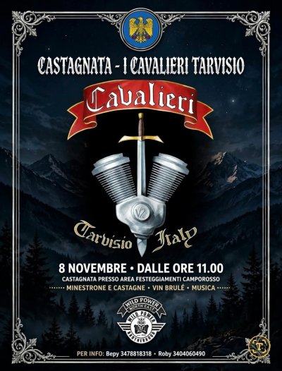 Locandina evento CASTAGNATA - I CAVALIERI TARVISIO