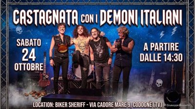 Locandina evento Castagnata Biker Sheriff