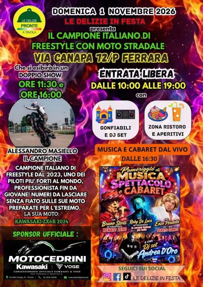 Locandina evento LE DELIZIE IN FESTA