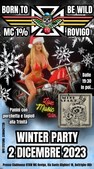 Locandina evento WINTER PARTY