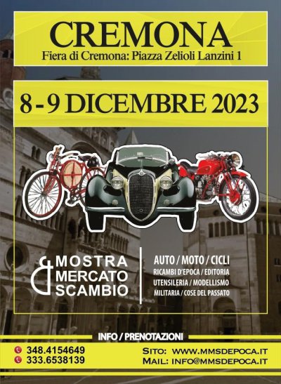 Locandina evento MOSTRA MERCATO SCAMBIO CREMONA