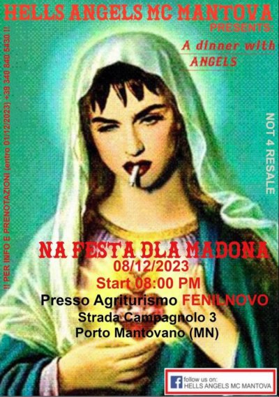 Locandina evento NA FESTA DLA MADONA
