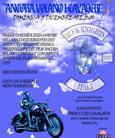 Locandina evento ANCORA VOLANO I CAVALIERI