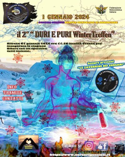 Locandina evento 2° DURI E PURI WINTER TREFFE