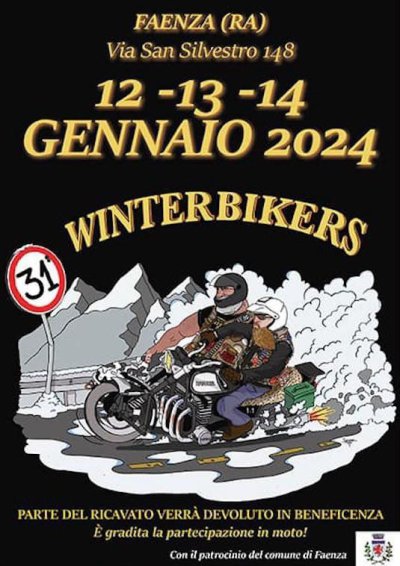Locandina evento 31° WINTER BIKERS