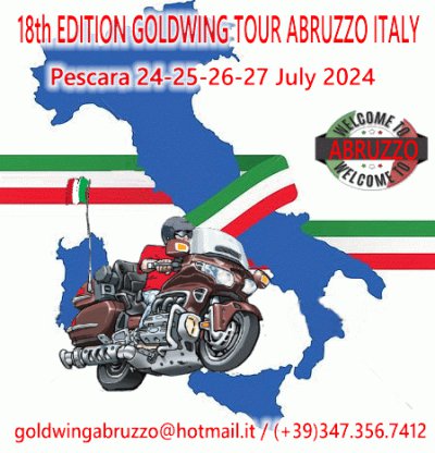 Locandina evento 18A EDIZIONE GOLDWING TOUR ABRUZZO ITALIA