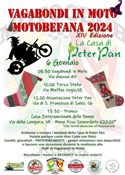 Locandina evento XIV MOTOBEFANA
