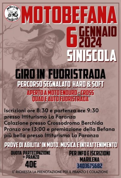 Locandina evento MOTOBEFANA