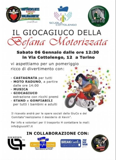 Locandina evento BEFANA MOTORIZZATA