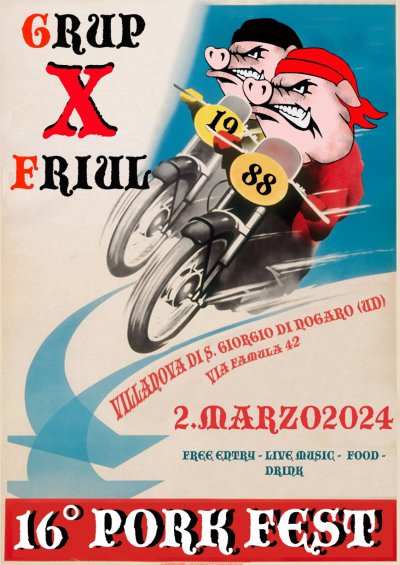 Locandina evento 16° pork fest