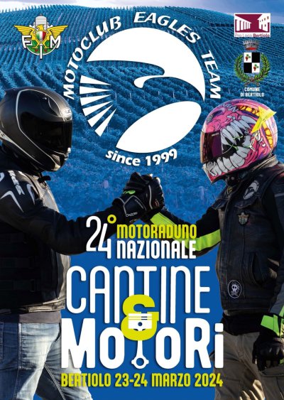 Locandina evento 24° Motoraduno Nazionale Cantine & Motori
