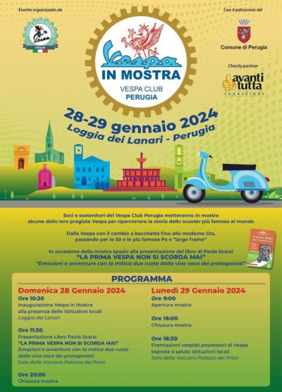 Locandina evento VESPA IN MOSTRA