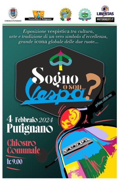 Locandina evento SOGNO O SON... VESPA?