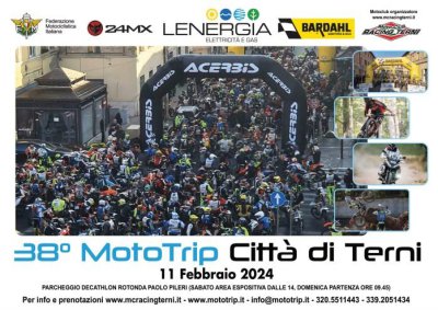 Locandina evento 38° MOTOTRIP CITTA' DI TERNI