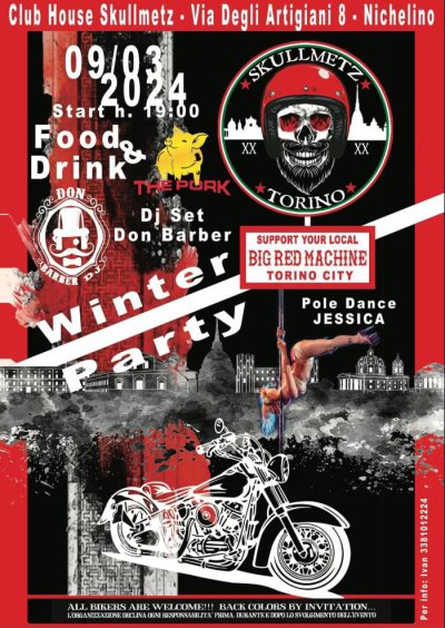 Locandina evento WINTER PARTY