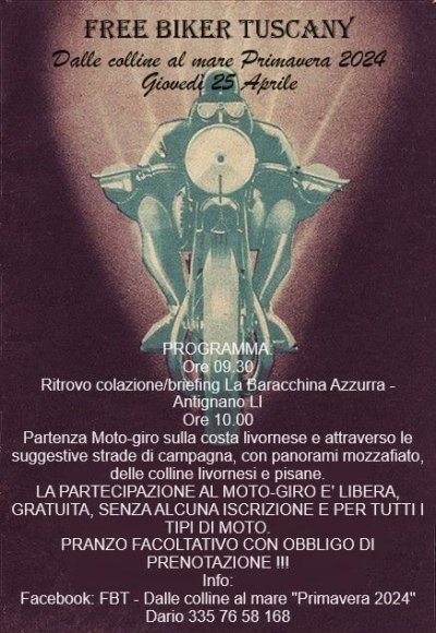 Locandina evento FBT - DALLE COLLINE AL MARE PRIMAVERA 2024