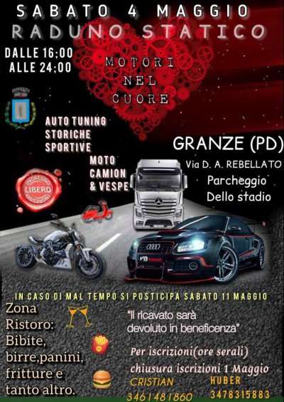 Locandina evento MOTORI NEL CUORE