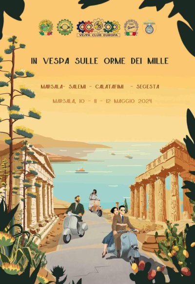 Locandina evento IN VESPA SULLE ORME DEI MILLE